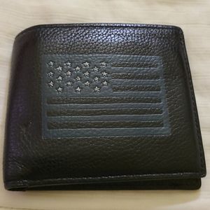Coach mens wallet flag wallet Used
